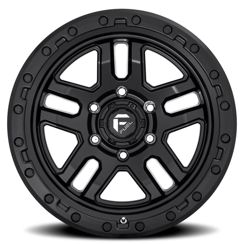 Aluminum Wheels 18X9 AMMO D700 5 On 127 Matte Black 71.5 Bore -12 Offset 5 Spoke Fuel Off Road Wheels