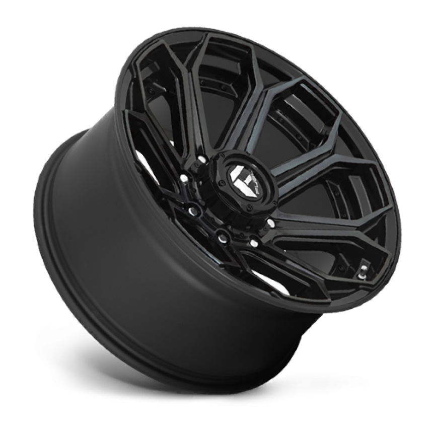 Aluminum Wheels 26X14 Siege D704 8 On 165.1 Gloss Black Machined Double Dark Tint 125.2 Bore -75 Offset Fuel Off Road Wheels