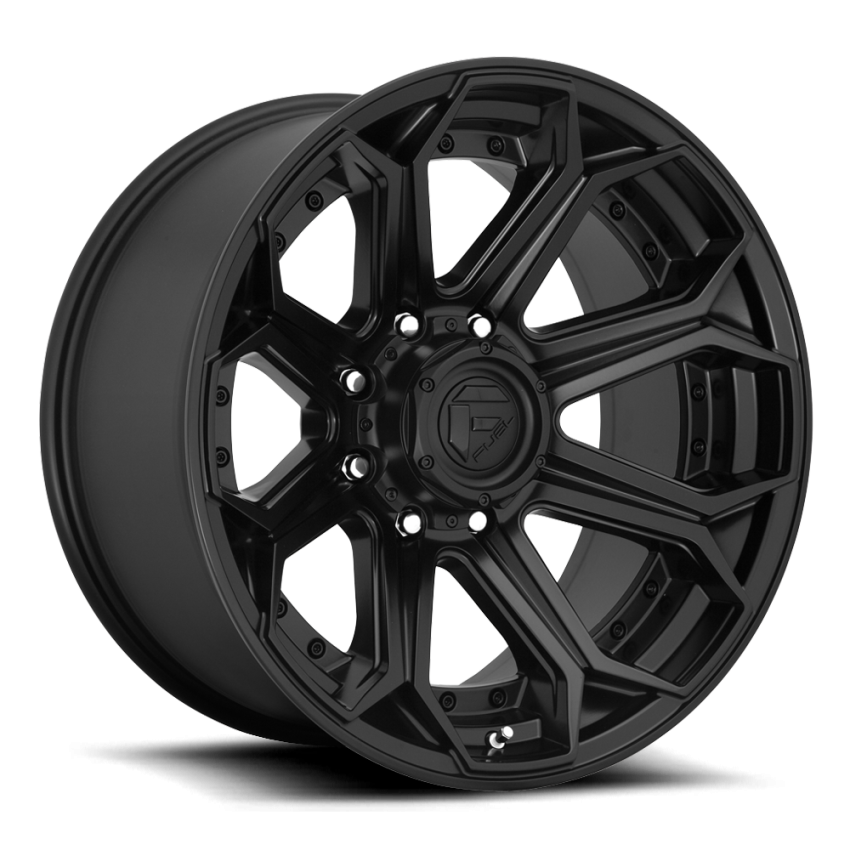 Aluminum Wheels 20X9 Siege D706 8 On 165.1 Matte Black 125.2 Bore 20 Offset Fuel Off Road Wheels