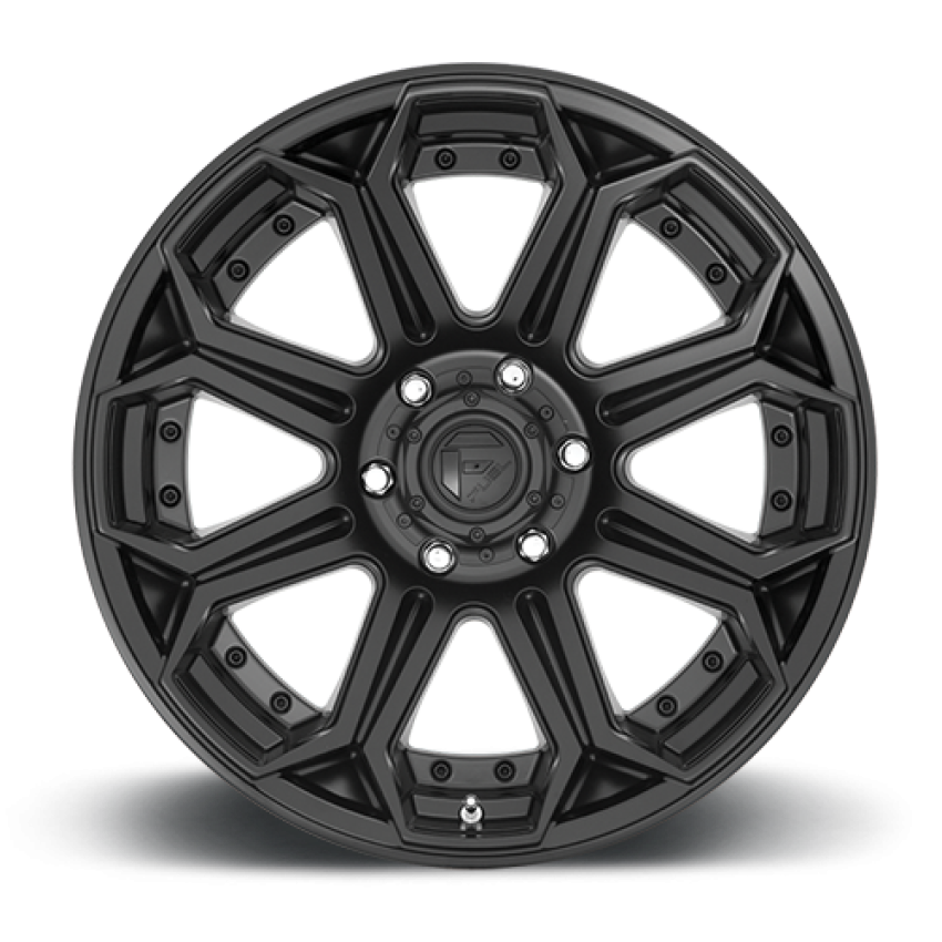 Aluminum Wheels 20X9 Siege D706 5 On 139.7 Matte Black 78 Bore 20 Offset Fuel Off Road Wheels