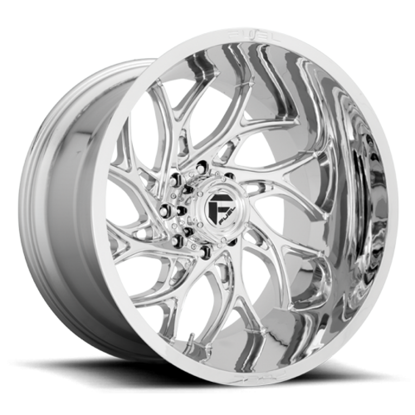 Aluminum Wheels 20X10 Runner D740 6 On 135 Chrome 87.1 Bore -18 Offset Fuel Off Road Wheels