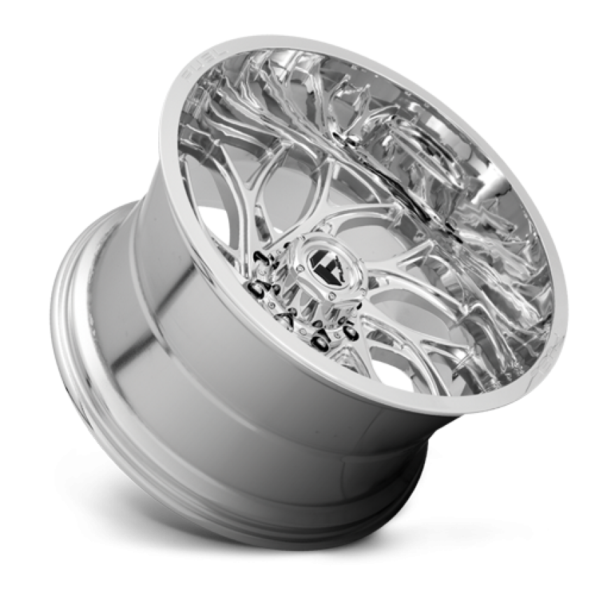 Aluminum Wheels 20X10 Runner D740 5 On 139.7 Chrome 78 Bore -18 Offset Fuel Off Road Wheels