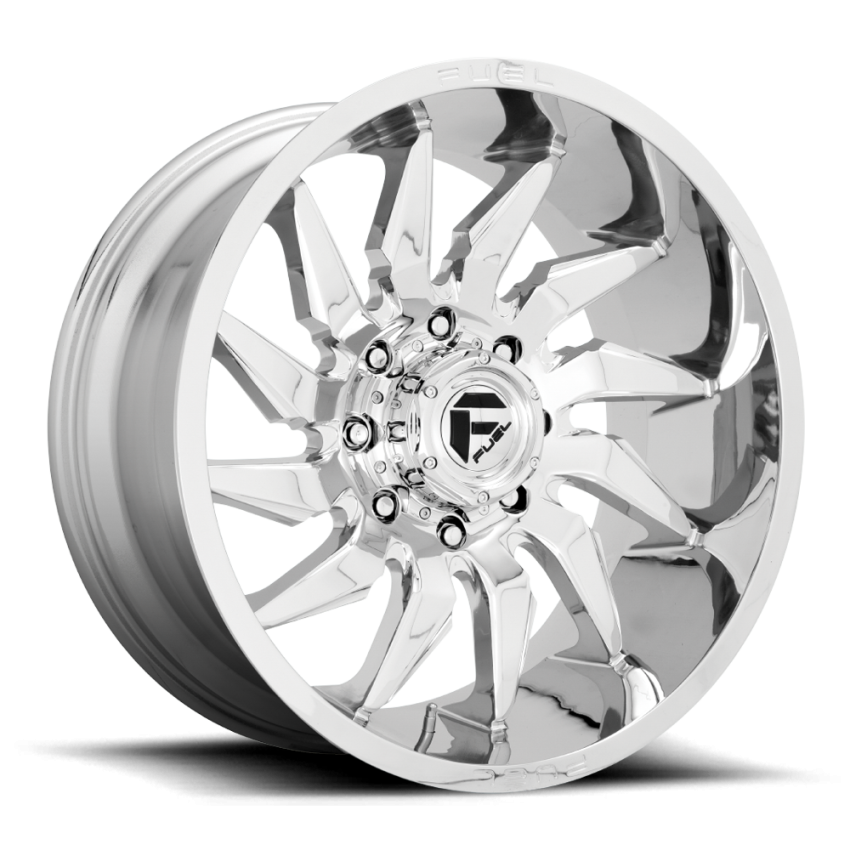 Aluminum Wheels 24X12 Saber D743 8 On 170 Chrome 125.1 Bore -44 Offset Fuel Off Road Wheels