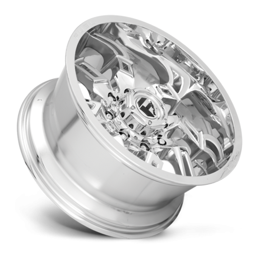 Aluminum Wheels 20X10 Lockdown D746 8 On 165.1 Chrome 125.1 Bore -18 Offset Fuel Off Road Wheels