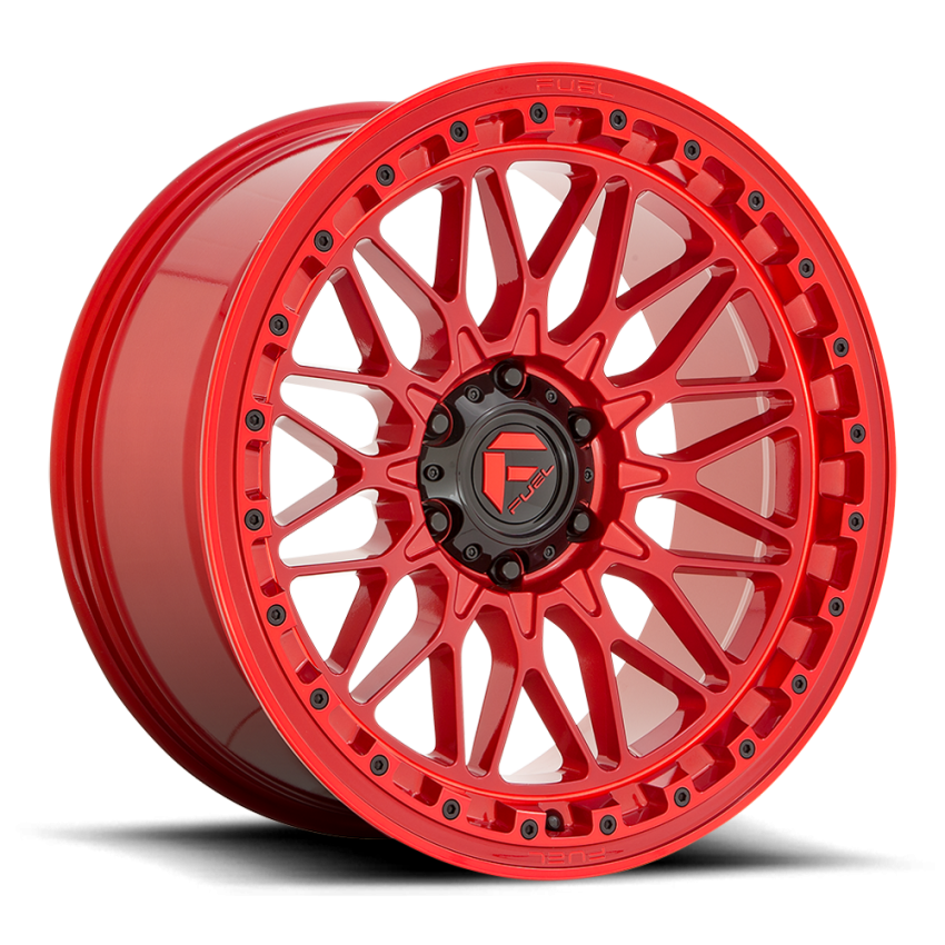 Aluminum Wheels 17X9 Trigger D758 5 On 127 Candy Red 71.5 Bore -12 Offset Fuel Off Road Wheels