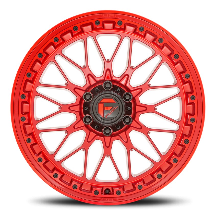 Aluminum Wheels 20X9 Trigger D758 6 On 135 Candy Red 87.1 Bore 1 Offset Fuel Off Road Wheels