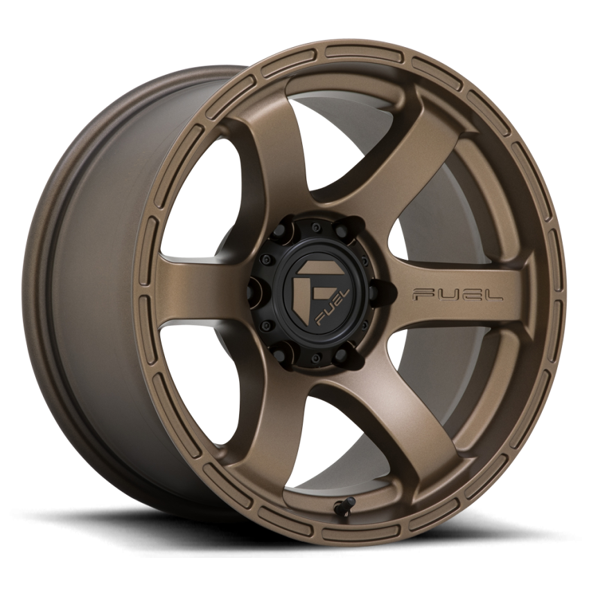 Aluminum Wheels 20X9 Rush D768 6 On 139.7 Matte Bronze 106.1 Bore 1 Offset 41 Lbs Fuel Off Road Wheels