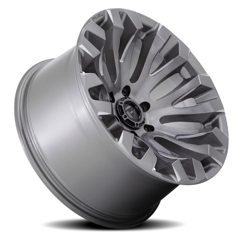 Aluminum Wheels 20X10 Quake D830 5 On 139.7 Platinum Gray 78.1 Bore -18 Offset Fuel Off Road Wheels