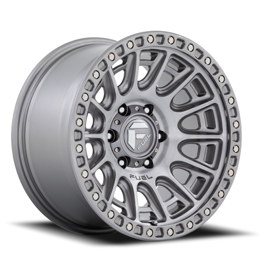 Aluminum Wheels 20X9 Cycle D833 6 On 139.7 Platinum Gray 106.1 Bore 1 Offset Fuel Off Road Wheels