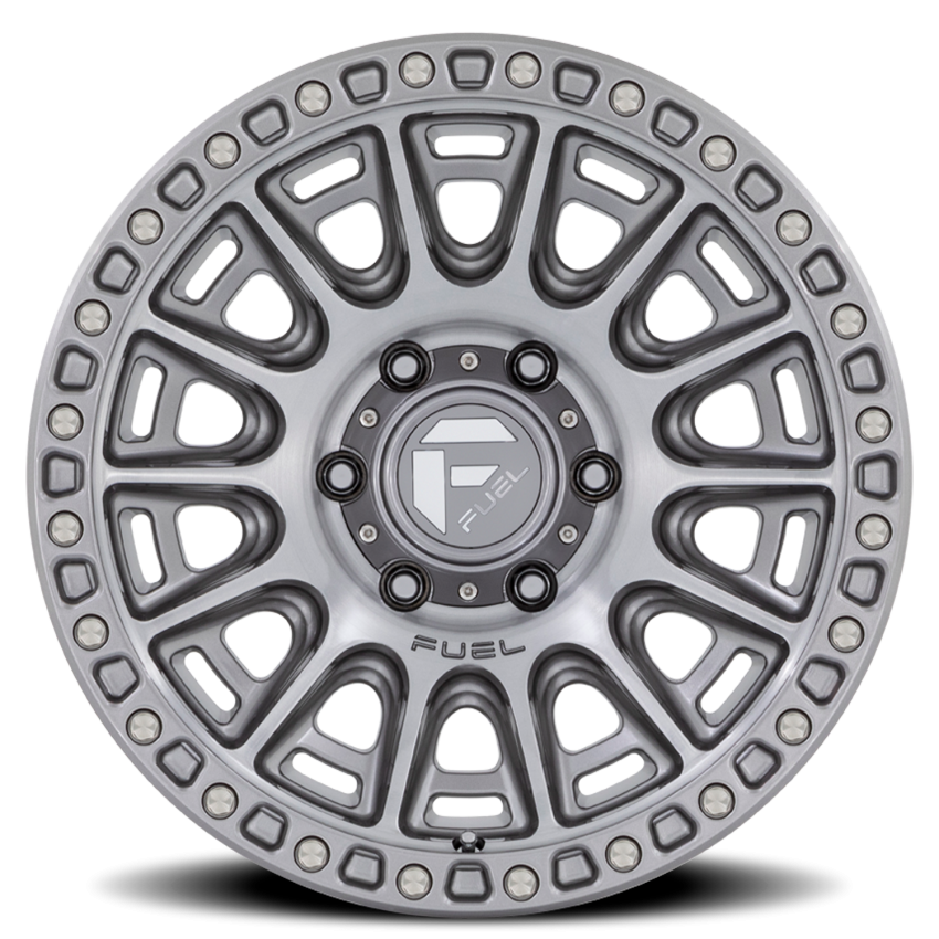Aluminum Wheels 20X9 Cycle D833 6 On 139.7 Platinum Gray 106.1 Bore 1 Offset Fuel Off Road Wheels