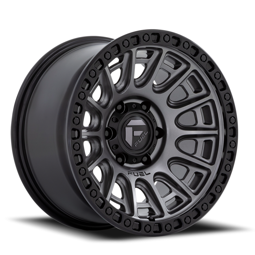 Aluminum Wheels 17X9 Cycle D835 5 On 127 Gunmetal Gray/Black Ring 71.5 Bore -12 Offset Fuel Off Road Wheels