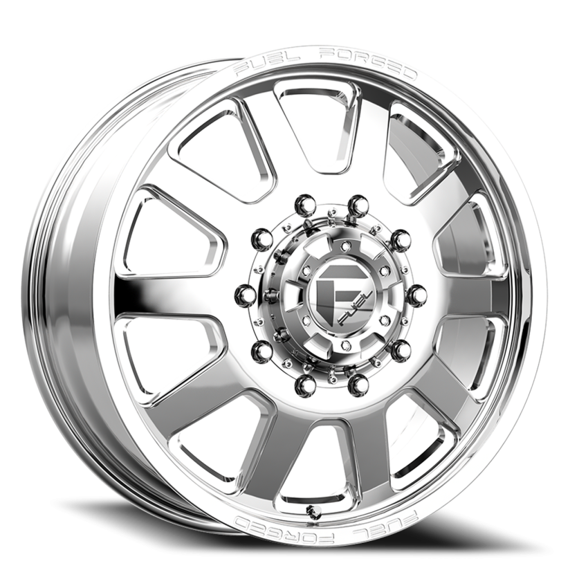 Dually Wheels 20X8.25 FF09D Dually DE09 PO 10 On 225 Polished 170.1 Bore 105 Offset Front Dually Fuel Off Road Wheels