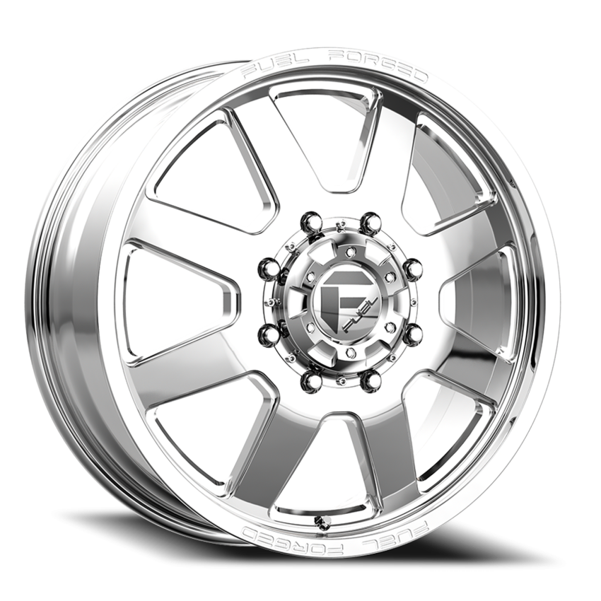 Dually Wheels 22X8.5 FF09D Dually DE09 PO 8 On 200 Polished 142.2 Bore 105 Offset Front Dually Fuel Off Road Wheels
