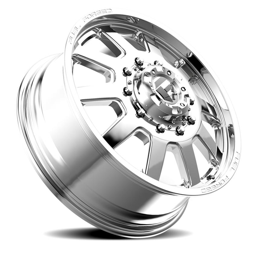 Dually Wheels 22X8.5 FF09D Dually DE09 PO 10 On 225 Polished 170.1 Bore 105 Offset Front Dually Fuel Off Road Wheels