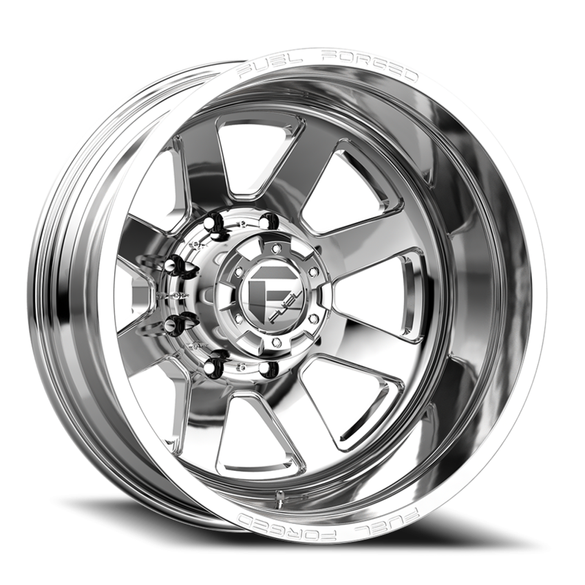Dually Wheels 24X8.25 FF09D Dually DE09 PO 8 On 165.1 Polished 121.7 Bore -265 Offset Outer Dually Fuel Off Road Wheels
