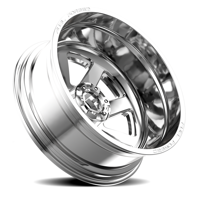 Dually Wheels 24X8.25 FF09D Dually DE09 PO 8 On 165.1 Polished 121.7 Bore -265 Offset Outer Dually Fuel Off Road Wheels