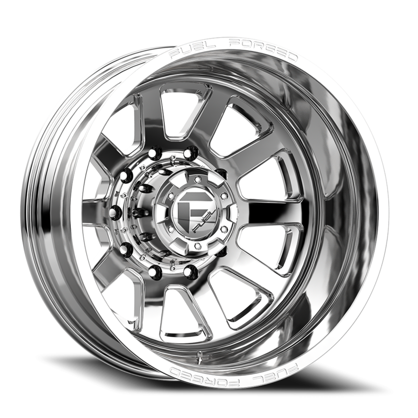 Dually Wheels 24X8.25 FF09D Dually DE09 PO 10 On 225 Polished 170.1 Bore -225 Offset Outer Dually Fuel Off Road Wheels