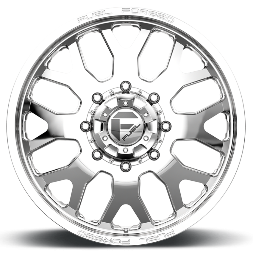 Dually Wheels 22X8.5 FF19D Dually DE19 PO 10 On 225 Polished 170.1 Bore 105 Offset Front Dually Fuel Off Road Wheels