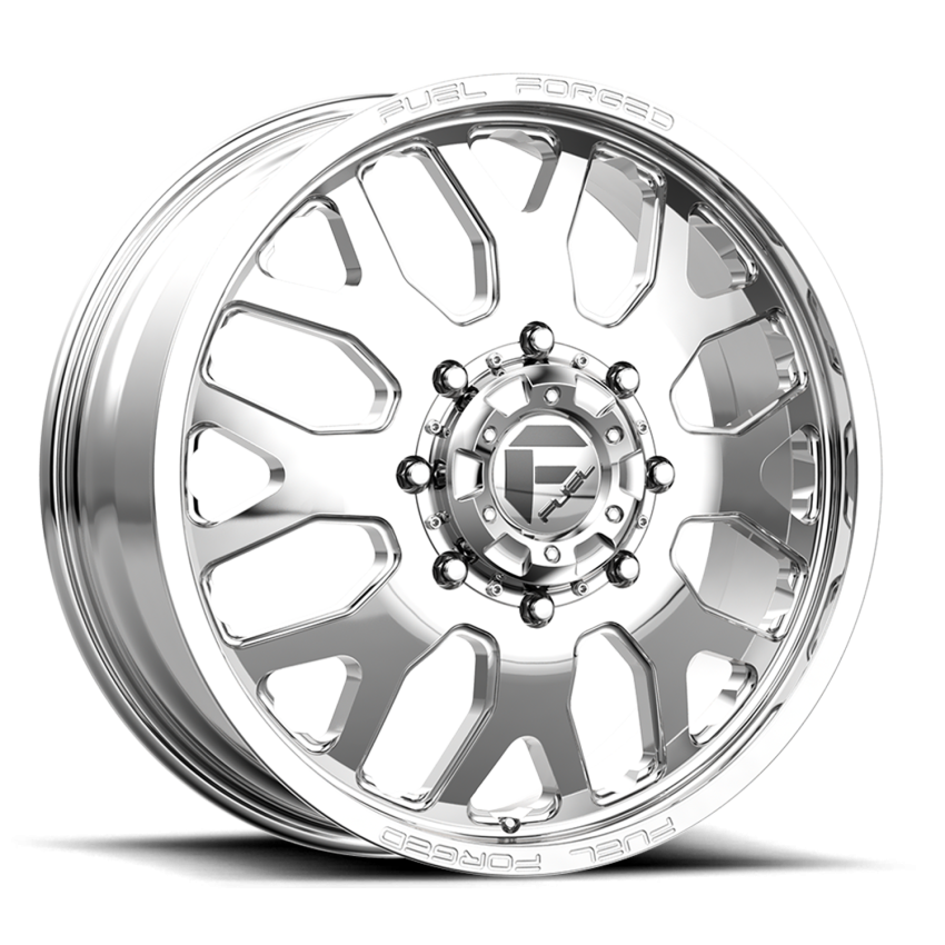 Dually Wheels 24X8.25 FF19D Dually DE19 PO 10 On 225 Polished 170.1 Bore 105 Offset Front Dually Fuel Off Road Wheels