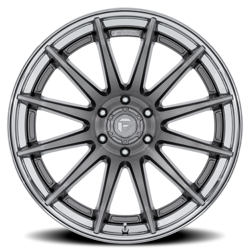 Aluminum Wheels 22X12 Burn FC403AP 6 On 139.7 Platinum Silver Chrome Lip 106.1 Bore -44 Offset Fuel Off Road Wheels