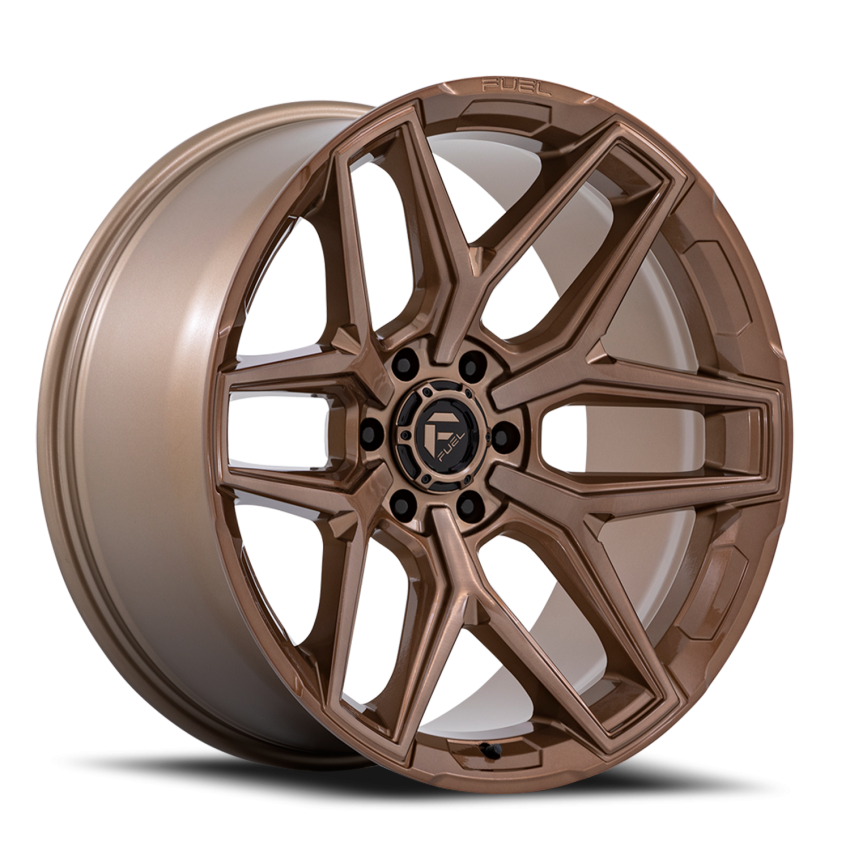 Aluminum Wheels 18X9 Flux 6 FC854ZR 6 On 135 Platinum Bronze 87.1 Bore 20 Offset Fuel Off Road Wheels