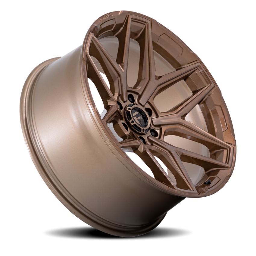 Aluminum Wheels 18X9 Flux 6 FC854ZR 6 On 139.7 Platinum Bronze 106.1 Bore 30 Offset Fuel Off Road Wheels