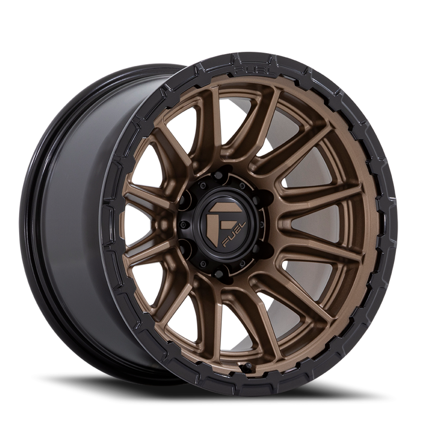Aluminum Wheels 17X9 Piston FC866 ZB 5 On 127 Matte Bronze/Gloss Black Lip 71.5 Bore -12 Offset Fuel Off Road Wheels