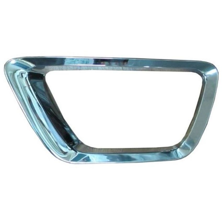 LH FRONT BUMPER INSERT FOG LAMP MOULDING; CHROME CHEVROLET COLORADO 15-20