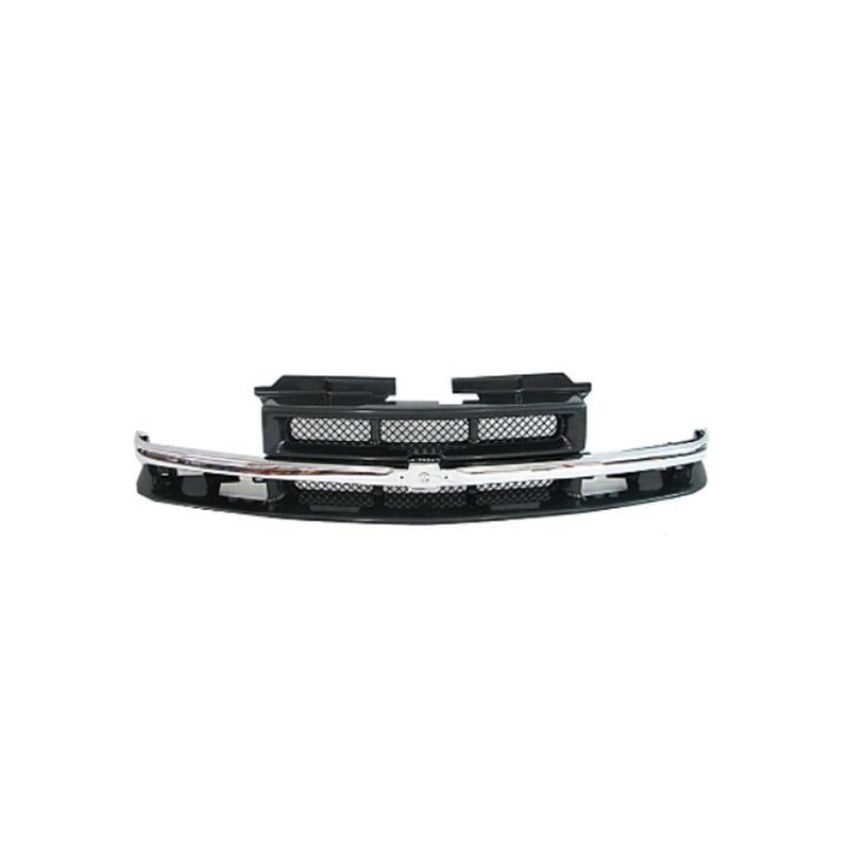 GRILLE ASSY; LS; W/O APPEARANCE PACKAGE; DARK ARGENT - PAINT TO MATCH; S10 98-98