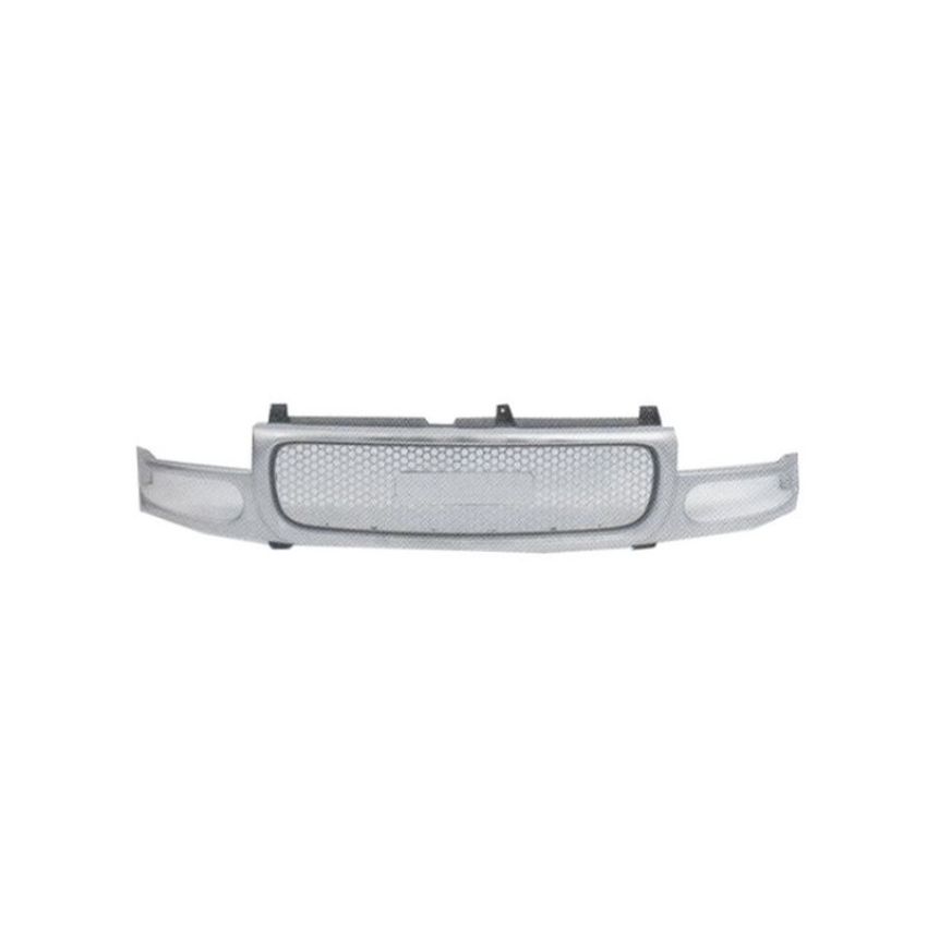 GRILLE ASSY; BRIGHT & SILVER GMC YUKON DENALI 01-05