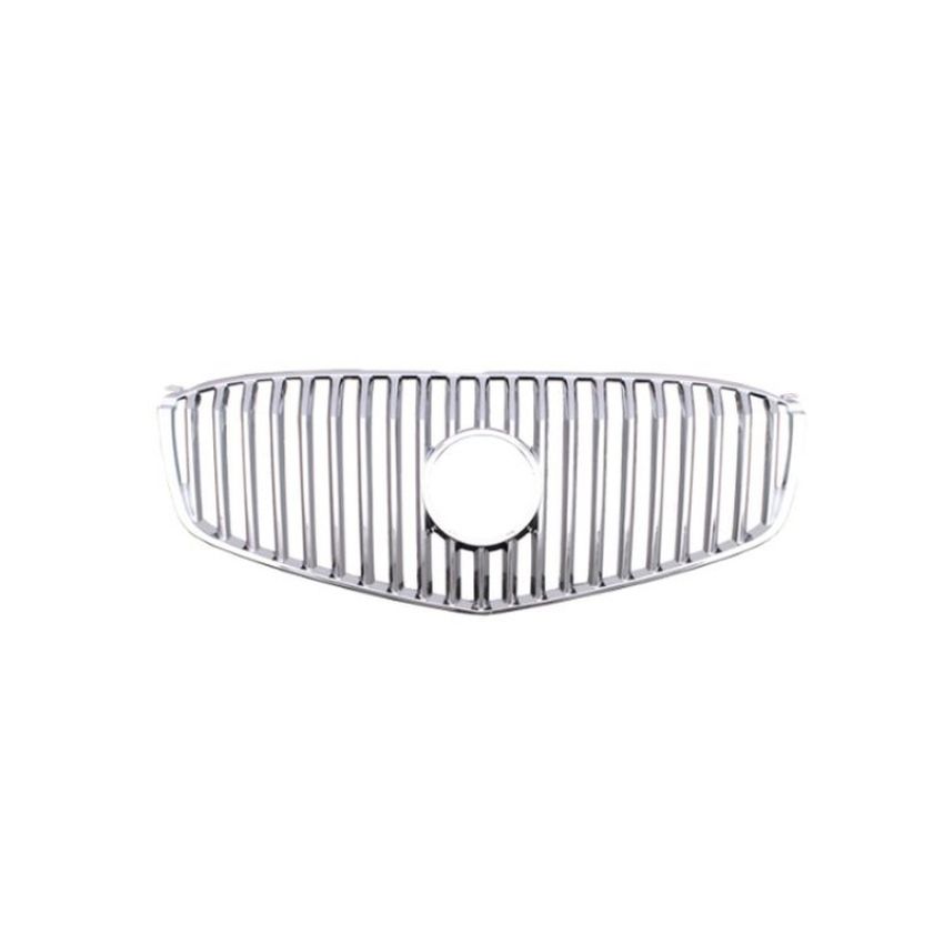 GRILLE ASSY W/O MOULDINGS; W/O EMBLEM; BRIGHT CHROME BUICK LUCERNE 08-10