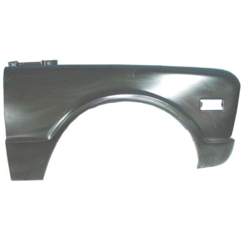 RH FRONT FENDER W/ MARKER HOLE CHEVY P/U/BLAZER 68; P/U/JIMMY 68-72