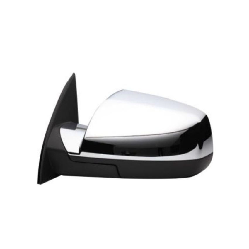 LH MIRROR OTR REAR VIEW TYPE 2; POWER; HEATED; CHROME (RPO-DL9) GMC TERRAIN 15-17