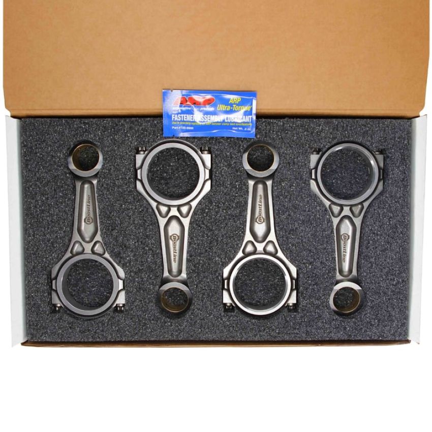 Boostline GM6418358 Connecting Rod Set, GM Duramax, 6.418 in. Length, ARP2000, Set of 8