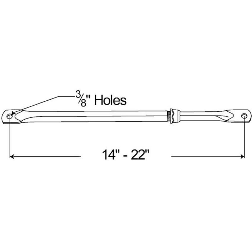 GROTE LIGHTING 10013 Adjustable Mirror Arms, 14