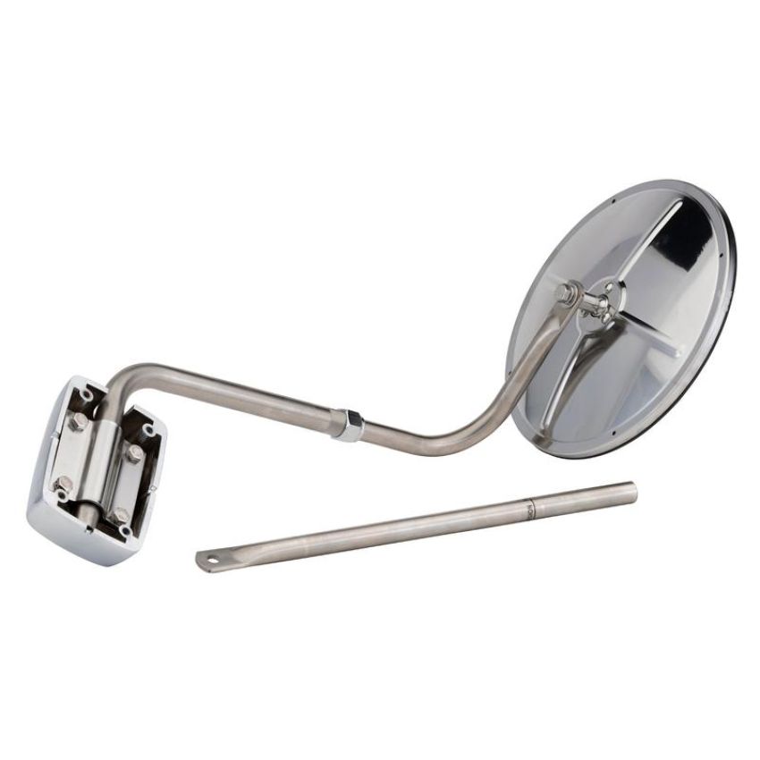 GROTE LIGHTING 12153 Hood-Mounted Mirror, Stainless Steel