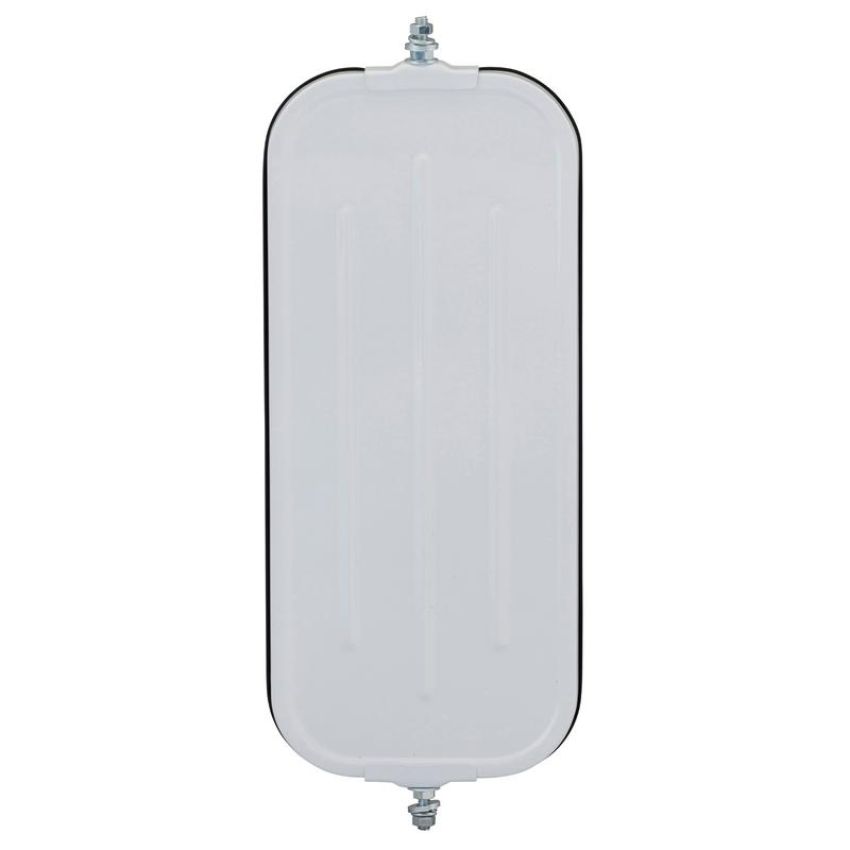 GROTE LIGHTING 16091 OEM-Style Flat Ribbed-Back West Coast Mirror, White