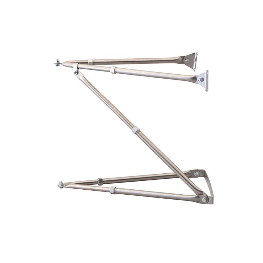 GROTE LIGHTING 22013 West Coast Mirror Bracket Assembly, Stainless Steel