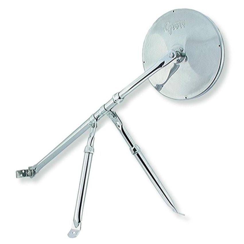 GROTE LIGHTING 28063 School Bus Exterior Blind Spot Mirror, Vertical Mount Assembly
