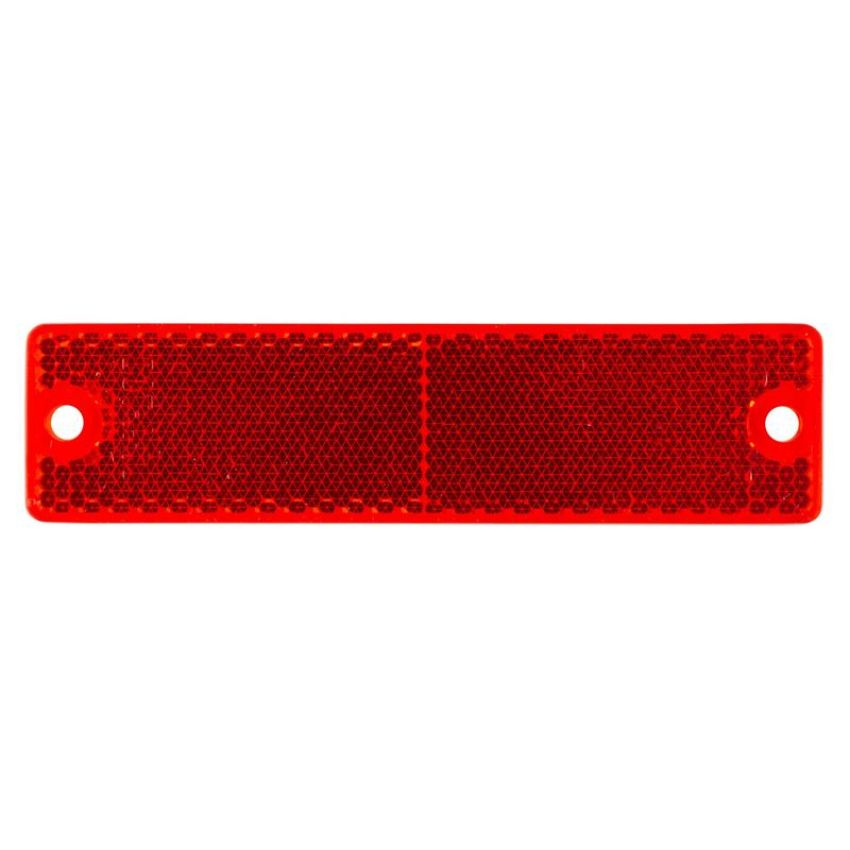 GROTE LIGHTING 40132 Mini Stick-On / Screw-Mount Rectangular Reflectors, Red