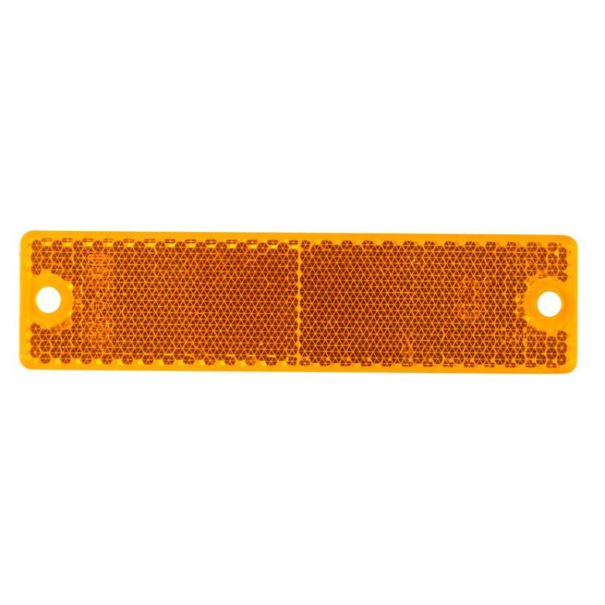 GROTE LIGHTING 40133 Mini Stick-On / Screw-Mount Rectangular Reflectors, Amber