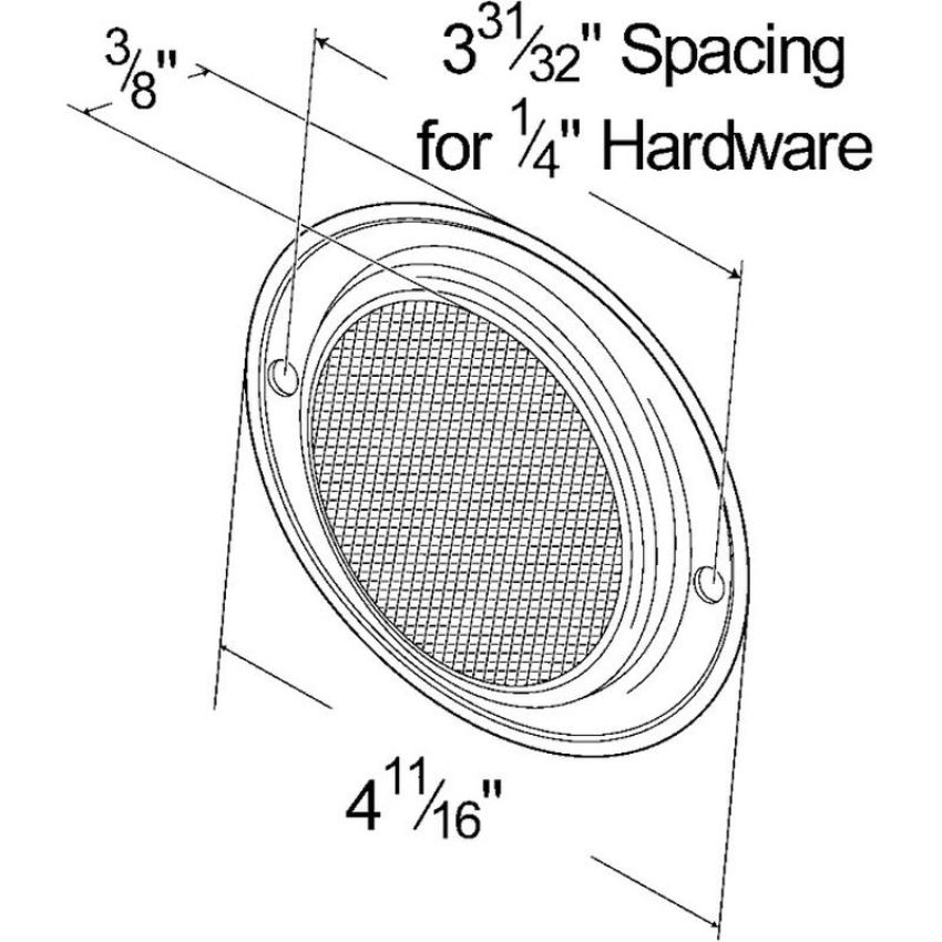 GROTE LIGHTING 40233 Aluminum Two-Hole Mounting Reflectors, Amber