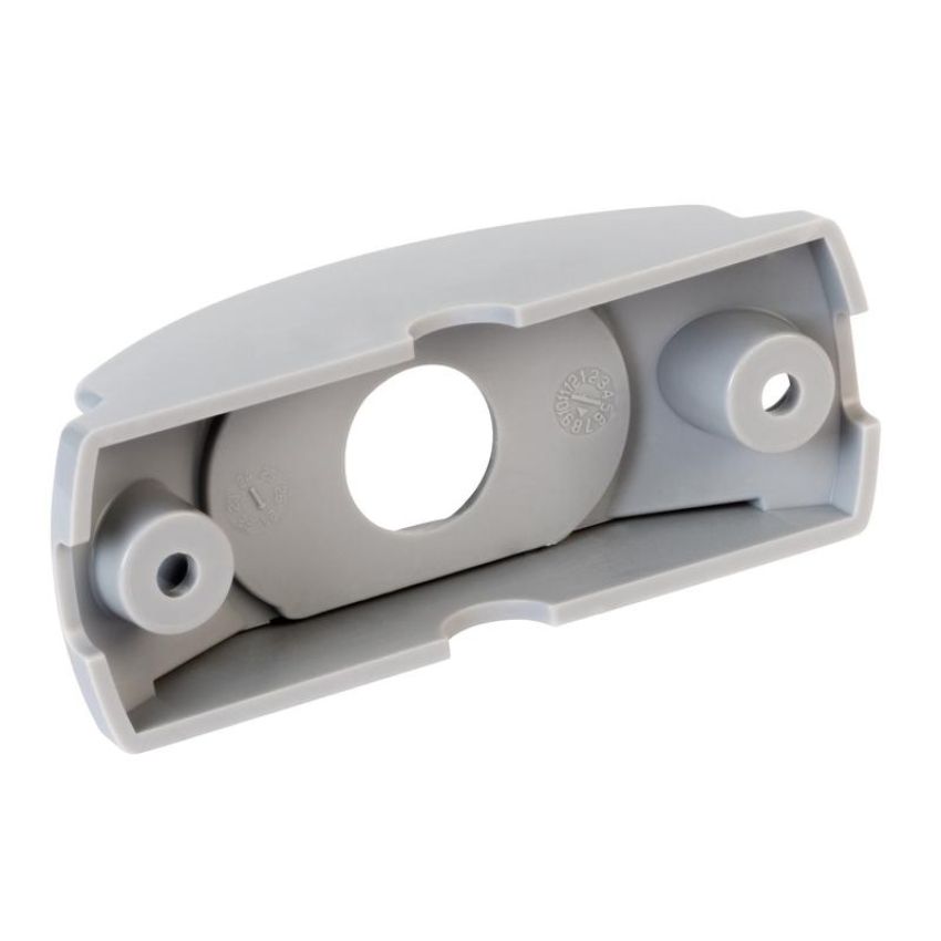 GROTE LIGHTING 42110 Surface Mount Bracket For MicroNova® Or MicroNova® Dot, Oval Mini Marker, Gray