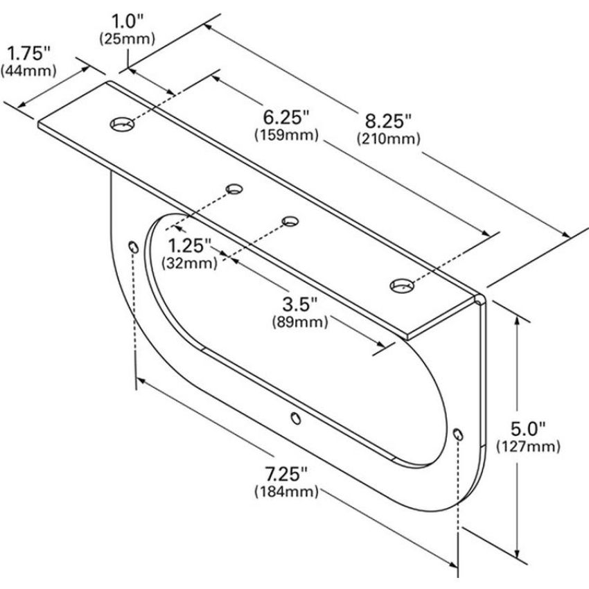 GROTE LIGHTING 42262 Mounting Bracket For 6