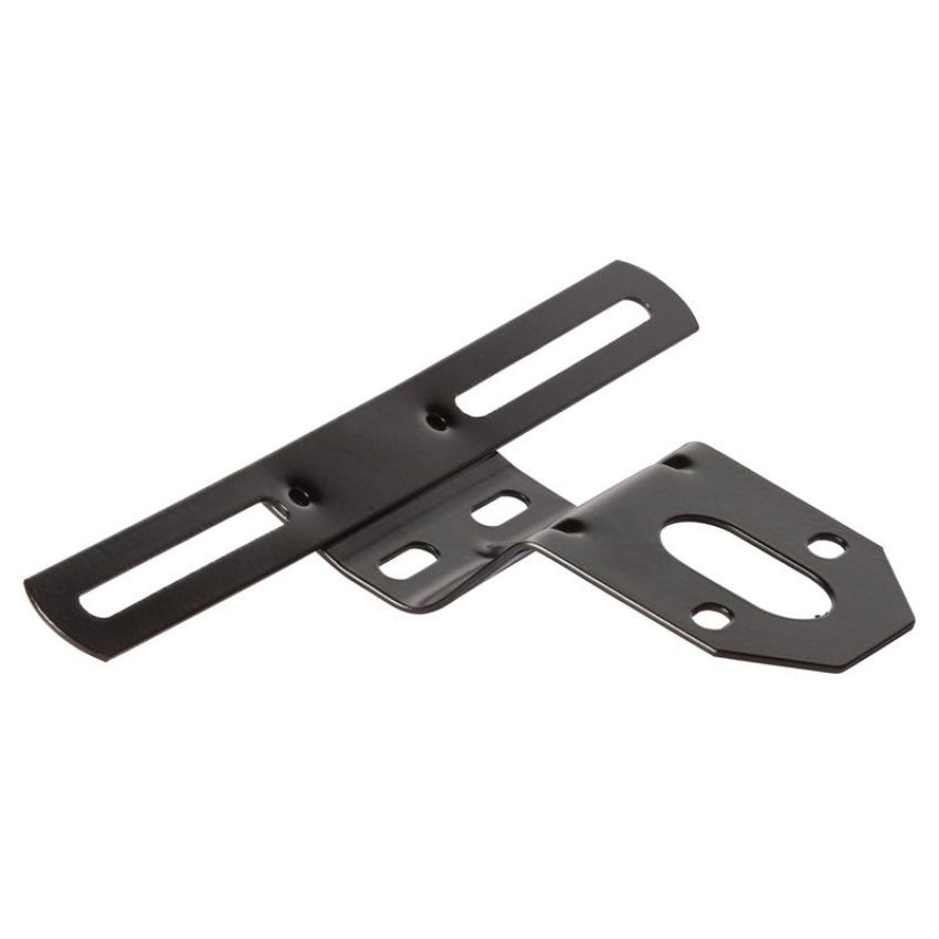 GROTE LIGHTING 43022 Universal Steel Offset License Plate Bracket, Black