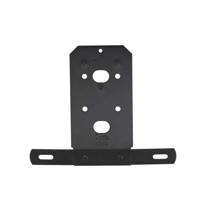 GROTE LIGHTING 43842 Universal License Plate Bracket, Black Enamel