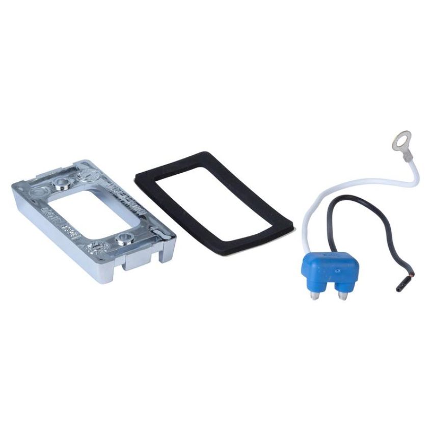 GROTE LIGHTING 43980 Brackets For Small Rectangular Lights, Chrome Plated Kit