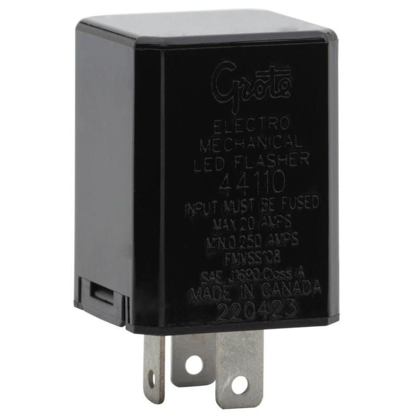 GROTE LIGHTING 44110 3 Pin Flashers, LED