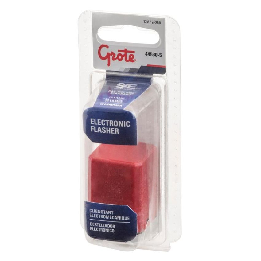 GROTE LIGHTING 44530-5 12-LAMP ELECTROMCHNCL FLASHER, 2 TM,RTL