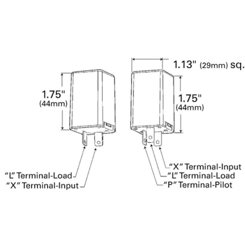 GROTE LIGHTING 44710 2 Pin Flashers, 20 Light Heavy Duty Electronic